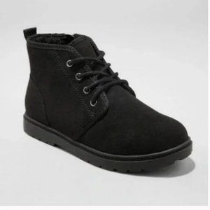 Cat & Jack Ronin Lace-Up & Zipper Faux Fur Lined Chukka Boots - Youth Sizes